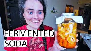 Carrot Clementine Kvass - A NATURALLY FERMENTED Soda