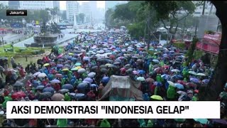 Aksi Demonstrasi 'Indonesia Gelap' di Jakarta