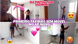 PINTAMOS E LAVAMOS O APÊ NOVO 🥵|Casando aos 14