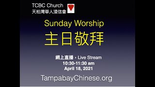 2021年4月18日天柏灣華人浸信會 主日敬拜 網上直播 . live stream on April 18, 2021.