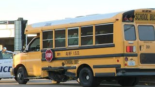 Alief ISD bus hit by driver under the influence while students onboard in SW Houston, district says