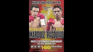 Manny Pacquiao vs Juan Manuel Marquez I May 8, 2004 720p 60FPS HBO Video/Sky Sports Commentary