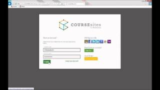 CourseSites Sign Up