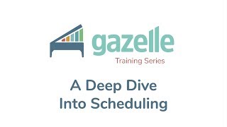 Training Webinar: A Deep Dive Into Scheduling