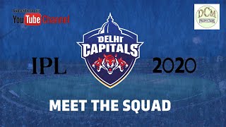 Team of Delhi Capitals (DC) IPL 2020
