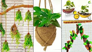 4 Creative Coconut Husk Planter Idea/Coconut Husk Reuse Idea/Coconut Husk Garden Idea Organic Garden