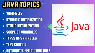 Java Variables || Java tutorial #4|| Dynamic & Static initialization #java #youtube
