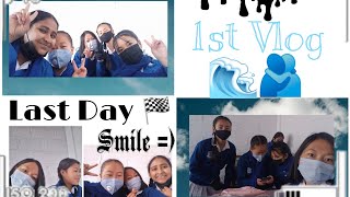 First Vlog 🏁#School life 🙌🏻 || Last day with friends in sts🥲💦   #diyaasha🌊 #darjeeling #dtown