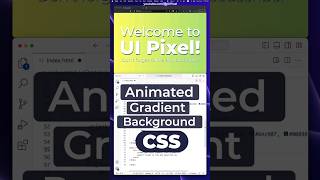 How to Create an Animated Gradient Background with CSS #asmr #css #animation #shorts #gradient