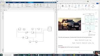 Simulink Model - 1/4 car model