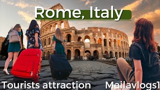 Italy Biggest Tourist Attraction of Rome! /Inside the Ancient Colosseum/ mailavlogs1