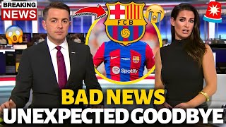 🚨URGENT! BARCELONA HAS JUST CONFIRMED THIS GREAT TRAGEDY! I DON'T BELIEVE! BARCELONA NEWS TODAY!