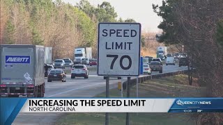 NC lawmakers consider raising max speed limit on interstates 