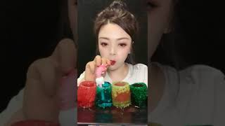 [ASMR] Drinking Colorful Beverages🥤Drinking Sound ASMR