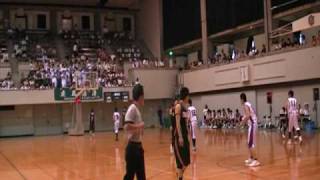 2009バスケットボールインターハイ京都予選Best 4　山城高校vs福知山成美 2