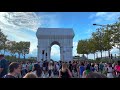 【1truck travel】🇫🇷 paris champs Élysées what arc de triomph wrapped