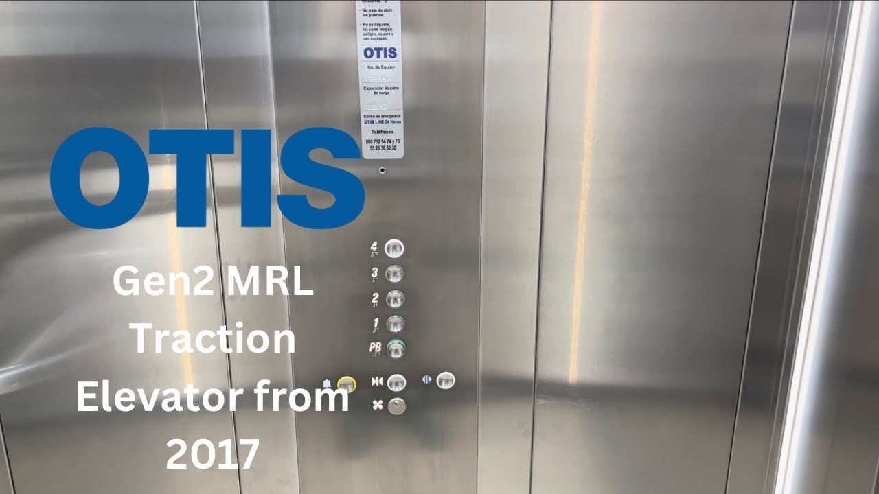 2017 Otis Gen2 Mrl Traction Elevator At Plaza Galerías Parking Garage