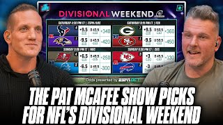 The Pat McAfee Show's Picks For Divisional Weekend  (NFL Playoffs Week 2)