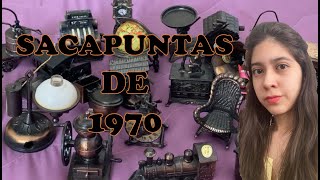 Colección de sacapuntas de 1970