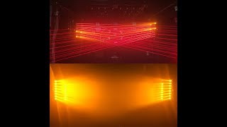 XHR Guangzhou Hongri Moving Head 8 Red Laser + White led Laser Bar /Disco Laser Light For Sale