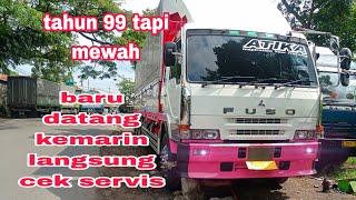 FUSO BUILT MATA KUCING WARNA PINK PUTIH TAHUN 1999 6D MBOIS #ferypetiroekoek