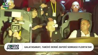 Çılgın kutlama! Binlerce Galatasaraylı, tarihi zaferin ardından takımı Florya'da karşıladı!