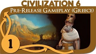 Civilization 6 - Let's Play Greece (Pericles) - Ep. 1 [Civ 6 Gameplay]