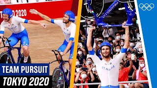 Italy set WORLD RECORD! ⏱ | FULL Men's Team Pursuit | Tokyo 2020