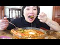 *cooking king crab cheesy spicy samyang noodle *mukbang lets eat sasvlogs