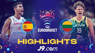 Spain 🇪🇸 - Lithuania 🇱🇹 | Round of 16 | Game Highlights - FIBA #EuroBasket 2022