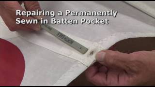 Repairing Permanently Sewn in Batten Pockets