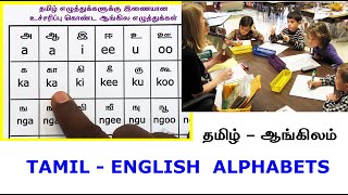 தமிழ் எழுத்துக்களுக்கு இணையான ஆங்கில எழுத்துக்கள் - Tamil English alphabets