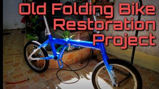 Old Folding Bike Restoration : Lockdown project