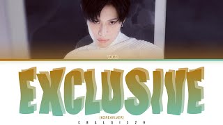 TAEMIN (태민) - 'EXCLUSIVE' (Eng/Rom/Han/가사)