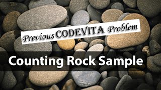 Previous Codevita problem Counting Rock Sample