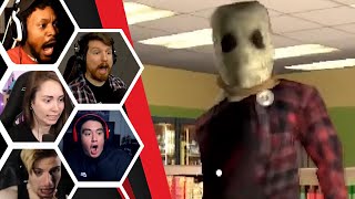 Let's Players Reaction To Night Shift Jumpscare (Ending) | Night Shift