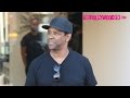 Denzel Washington Chats With Jason Sklar While Wardrobe Shopping At James Perse 11.2.16