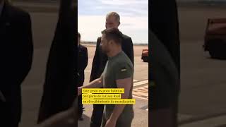 El Rey recibe a Zelenski en el aeropuerto de Madrid-Barajas al inicio de su visita a España