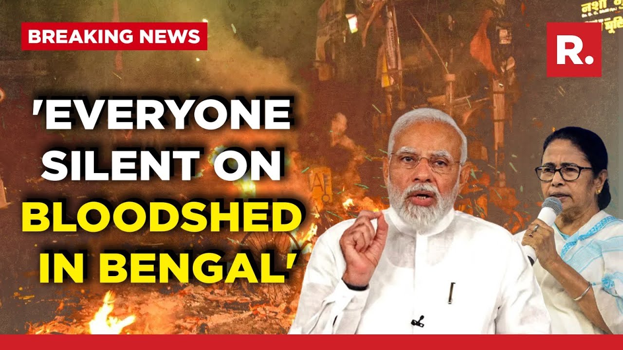 PM Modi Raises West Bengal Poll Violence: 'All Parties Silent On ...