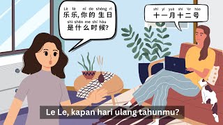 (Eng Sub) Percakapan Bahasa Mandarin Dengan Pinyin Dan Terjemahan - Mencari Ibu 找妈妈