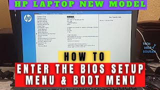 How to Access or Enter the Bios Setup Menu & Boot Menu Settings in Your HP Laptop (New Model) 💻