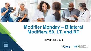 Encore: Modifier Monday – Bilateral Modifiers 50, LT, and RT