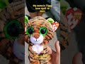 Ty Beanie Boos Tiggy the Tiger #shorts #toys #beanieboos #tiger #plush