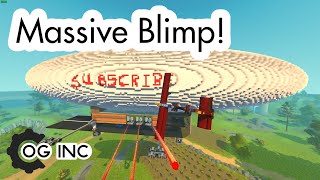 Massive Blimp in Scrap Mechanic! | Autopilot Blimp Part 1