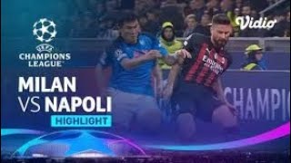 Goal and Highlights ac milan vs Napoli 1-0