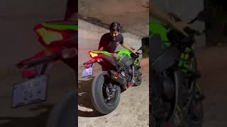 Ninja ZX10R superbike exhaust fire reaction 🥰 WhatsApp status 🥰#status #shorts