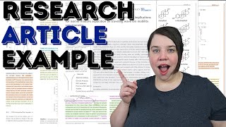 Research Article Example: Deconstructing How To Write A Journal Article Through an Example