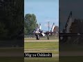 mig 29 oshkosh landing