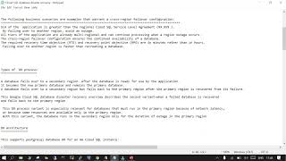 109 - Cloud SQL database disaster recovery