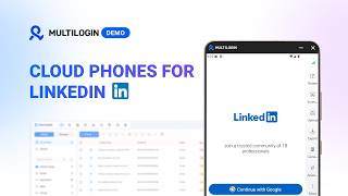 Setup multiple LinkedIn profiles on one cloud phone - Full tutorial